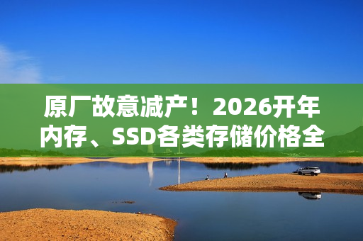 原厂故意减产！2026开年内存、SSD各类存储价格全面上涨：最高涨幅60%
