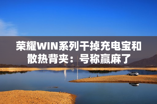 荣耀WIN系列干掉充电宝和散热背夹：号称赢麻了