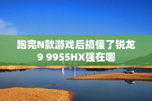 跑完N款游戏后搞懂了锐龙9 9955HX强在哪