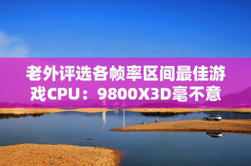 老外评选各帧率区间最佳游戏CPU：9800X3D毫不意外