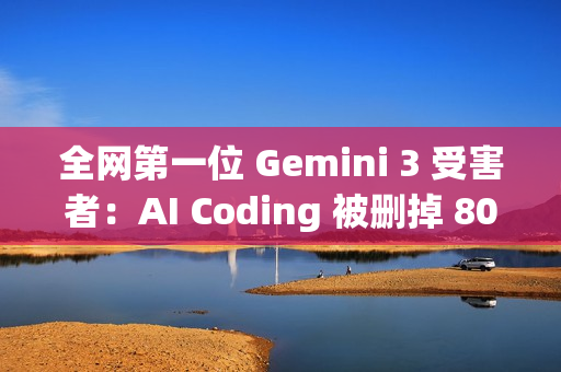 全网第一位 Gemini 3 受害者:AI Coding 被删掉 800GB 重要文件 全网第一位 Gemini 3 受害者:AI Coding 被删掉 800GB 重要文件