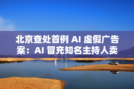 北京查处首例 AI 虚假广告案:AI 冒充知名主持人卖鱼油 北京查处首例 AI 虚假广告案:AI 冒充知名主持人卖鱼油