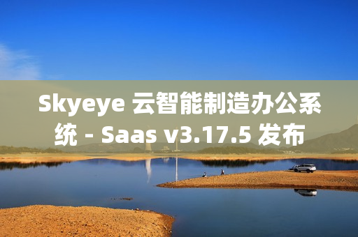 Skyeye 云智能制造办公系统 - Saas v3.17.5 发布