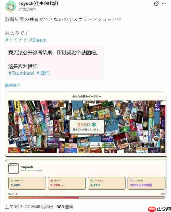 只买不玩的Steam游戏有多少?可视化工具引分享热潮