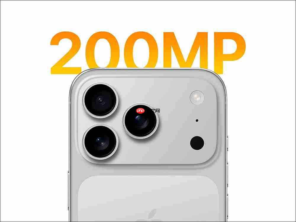 曝苹果2028年才会在iPhone 21上使用2亿像素！