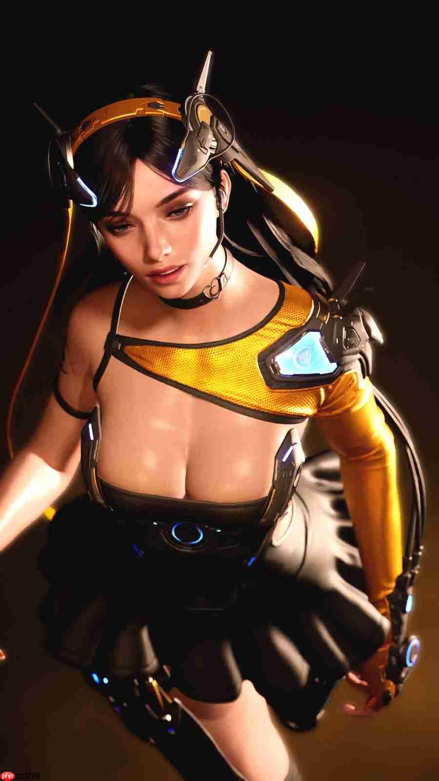 粉色连体服翘臀超性感!国外博主《剑星》伊芙新3D图