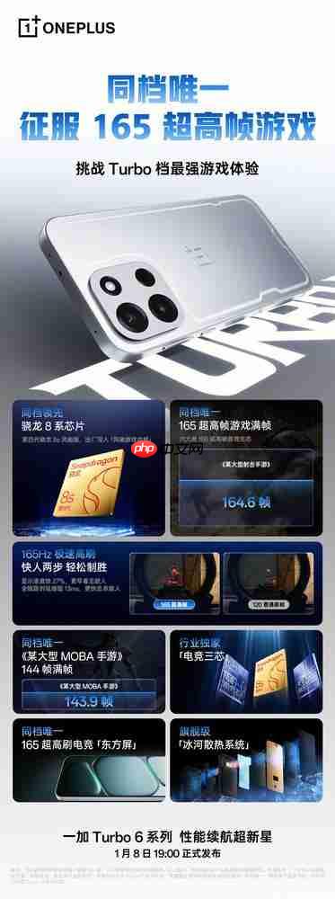 一加中国区总裁李杰:Turbo 6在游戏性能上实现重大突破