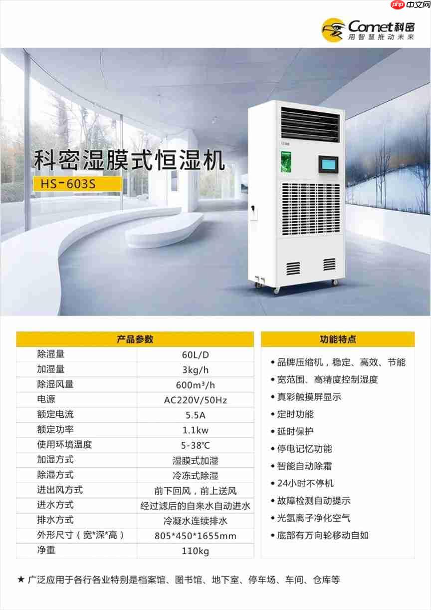 科密工业级环境控制设备，温湿调节，一机掌控！