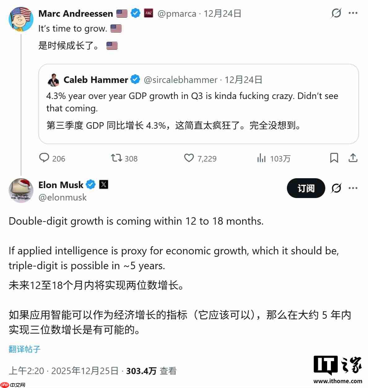 马斯克预测:AI 和机器人将彻底消除贫困与饥饿,工作是“可选项”