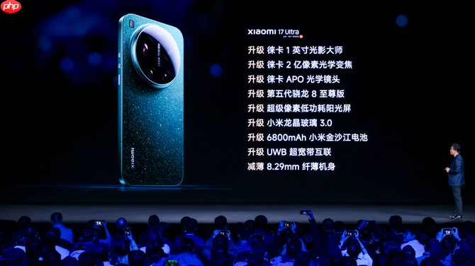 “巅峰影像科技旗舰”小米17 Ultra重磅发布，开启移动影像“光学变焦时代”
