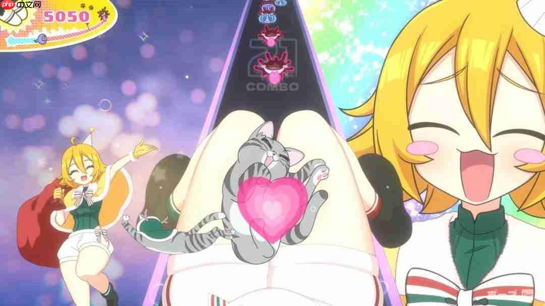 大腿音游《萌萌夹击》发布圣诞节DLC 在美少女的大腿中感受节日的气息