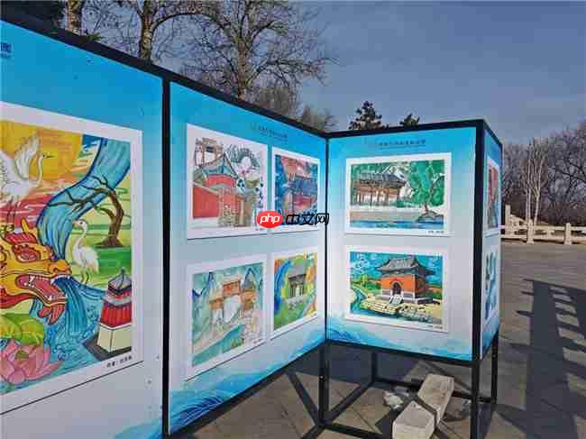 笔尖流淌千年韵,童心绘就运河情!昌平大运河源头主题绘画展温情启幕