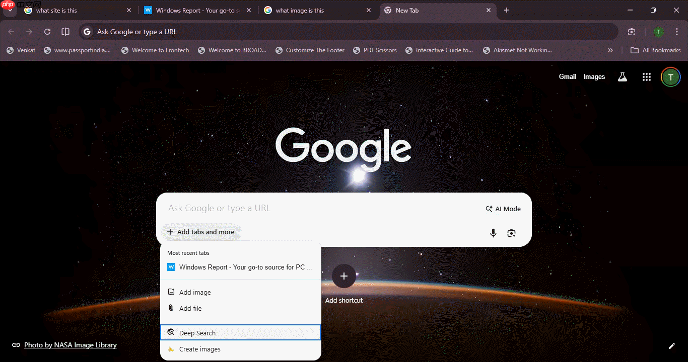 Chrome 内置的 AI Mode 功能支持“跨标签页上下文”