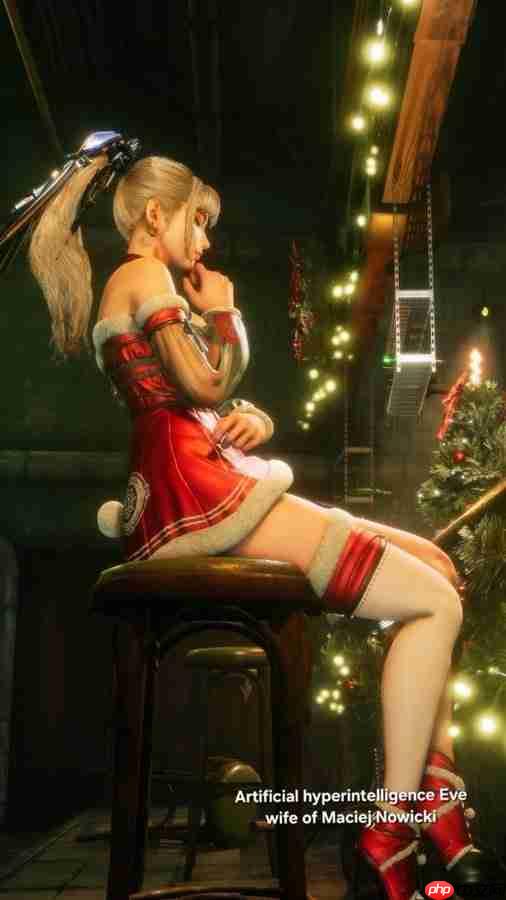 伊芙性感圣诞装! 《剑星》官方发布节日贺图