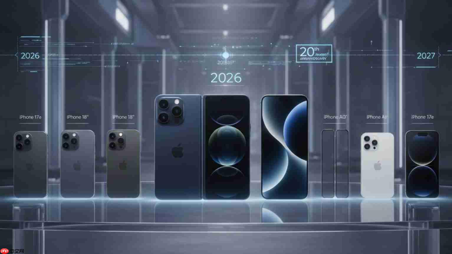 iPhone产品线传将大洗牌:2027年起发布7款机型、摺叠机有望2026问世