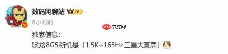真我新机曝搭载骁龙8 Gen 5＋165Hz直屏，或为Neo 8旗舰登场