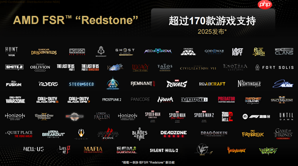 性能平均提升3.5倍!AMD正式发布FSR Redstone:支持百余款游戏
