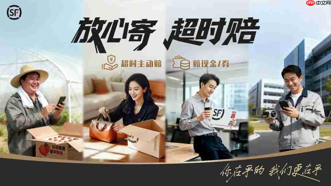 顺丰推出“超时赔付”服务:成本由公司承担,快递员无需承担