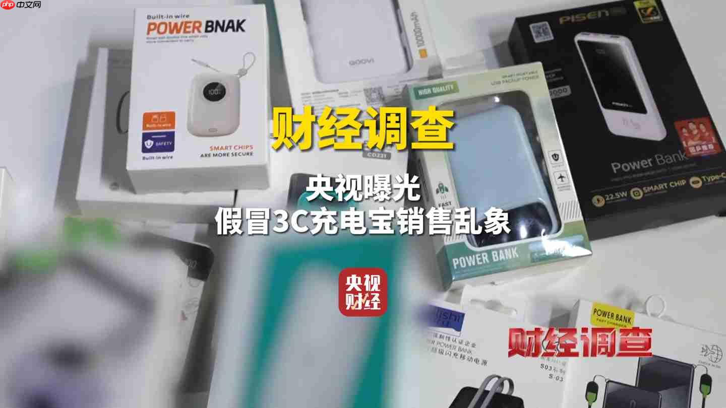 央视曝光假冒 3C 充电宝销售乱象,新标准即将出台