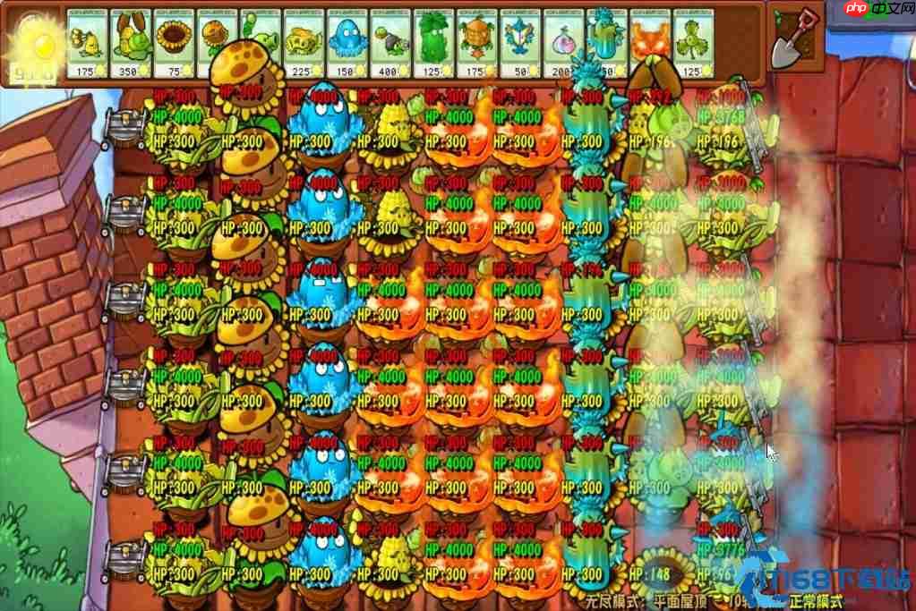 植物大战僵尸大蒜喷菇关卡完美攻略