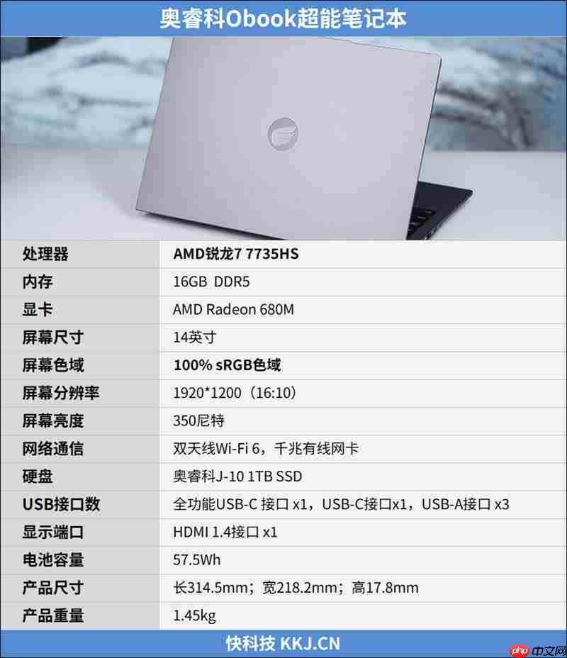 奥睿科Obook超能本评测:外设龙头的跨界作品 设计独特充满品牌特点