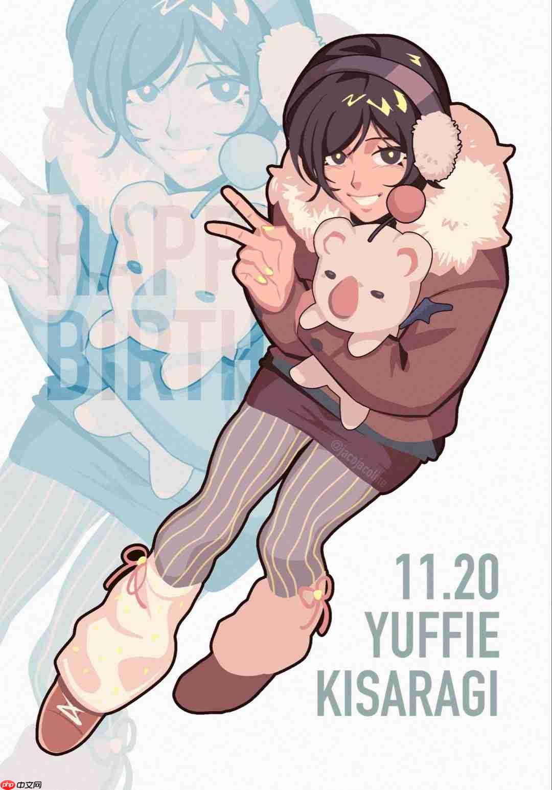 《最终幻想7》人气女忍者尤菲庆生贺图大赏