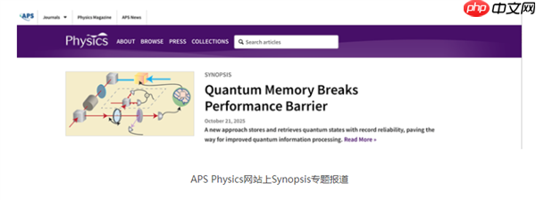 突破性能瓶颈！上海交大团队实现“近完美”宽带量子存储