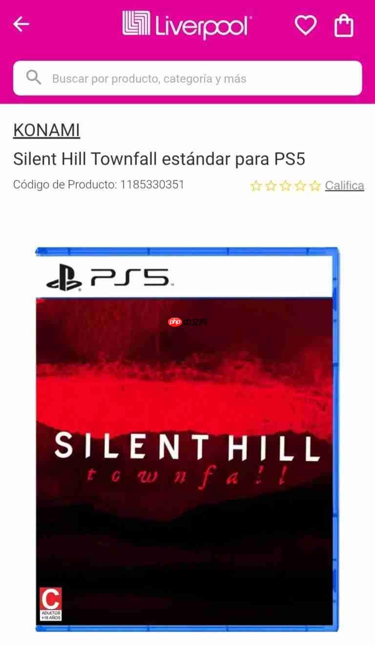 明年3月! 国外零售商泄露《寂静岭》新作发售日期