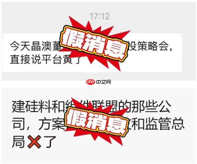 中国光伏行业协会声明:网络流传的小道消息均为不实信息