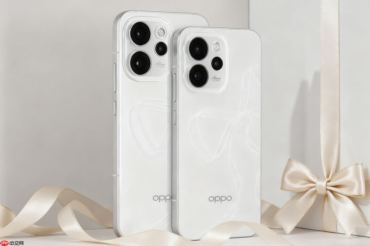 oppo reno15系列图赏:星光蝴蝶结 因你闪耀