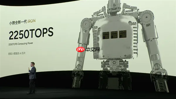 小鹏发布新一代人形机器人 IRON,配备自研物理世界大模型