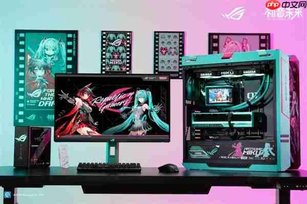 双11颜值至上! ROG夜神RTX5080 RO姬x初音未来版显卡