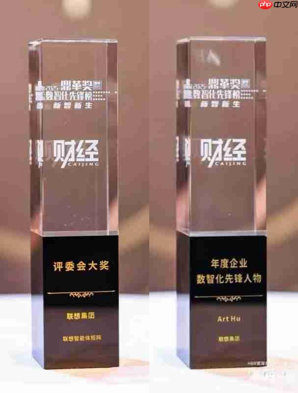 联想集团荣膺两项重磅大奖,领跑智能化新时代