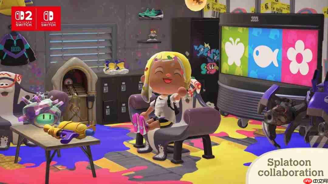 《集合啦!动物森友会》更新新增复古主机功能 并将联动塞尔达、喷射战士与乐高