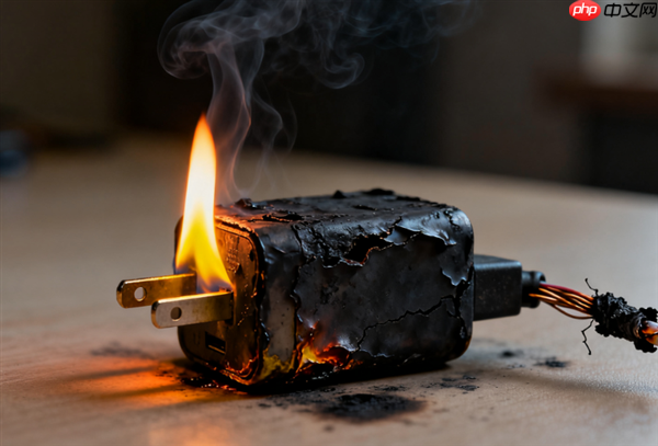 充电器没拔家被烧 电视被烧爆 当事人：损失十几万