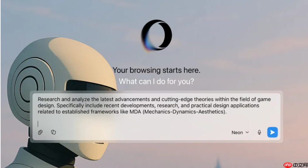Opera Neon 浏览器推出深度研究 Agent“ODRA”