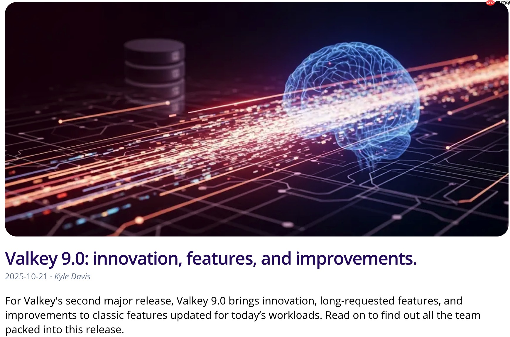 Valkey 9.0.0 正式 GA,Linux 基金会维护的 Redis 分支