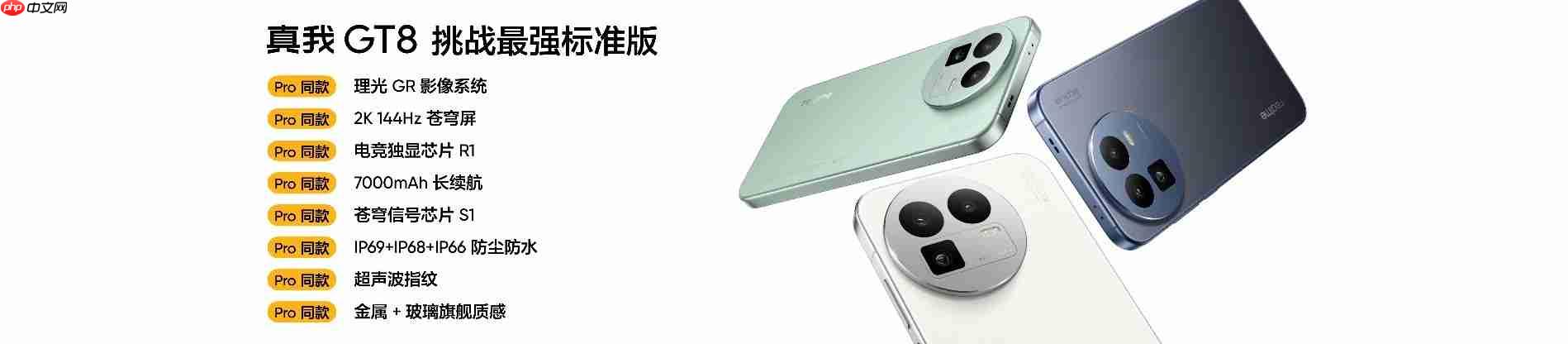 搭载理光GR影像系统！真我GT8系列正式发布