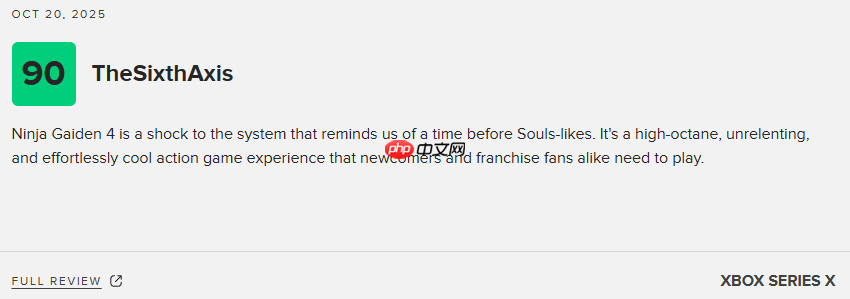 《忍者龙剑传4》M站均分83分：血脉贲张的华丽回归！