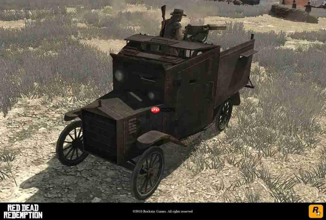 前R星员工公开《荒野大镖客:救赎》早期开发画面截图