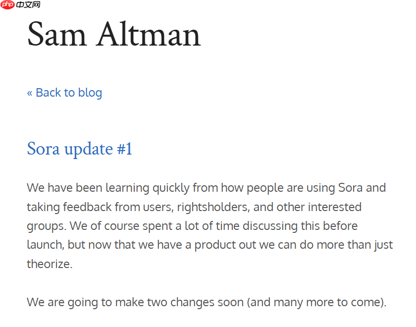 OpenAI 收紧 Sora 监管，承诺加强防范 AI 深伪内容