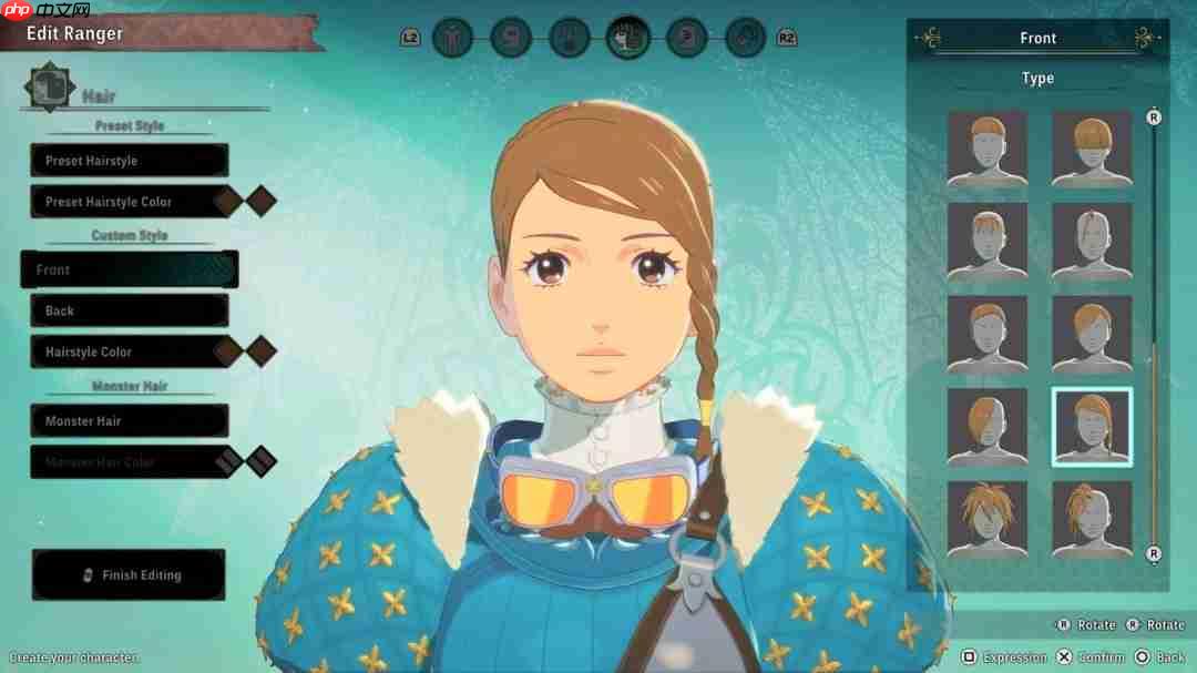 可以捏脸!《怪物猎人物语3:命运双龙》角色编辑演示PV发布