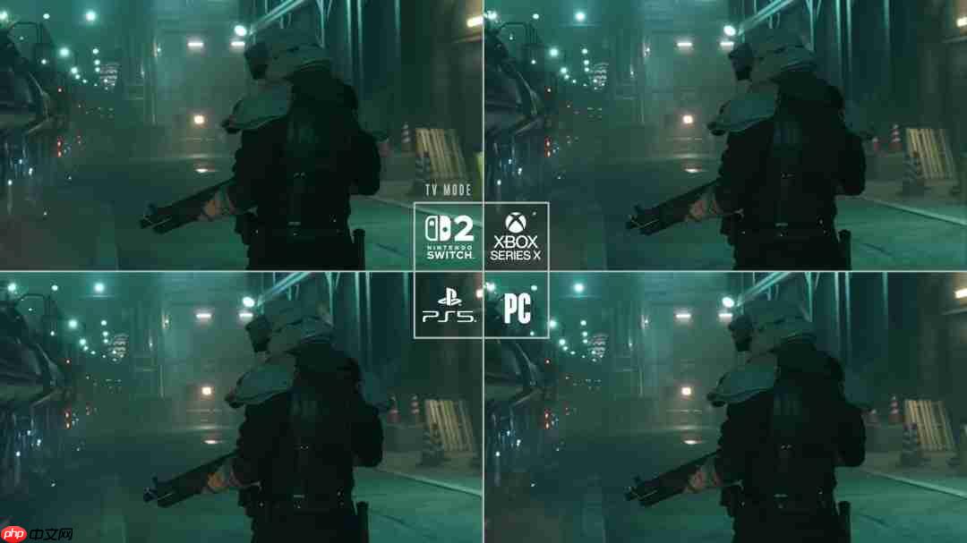 《最终幻想7:重制版Intergrade》NS2、PC等四平台画面对比