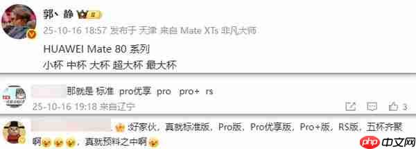 曝华为Mate 80系列将推5款新机 含优享版 11月底发布?