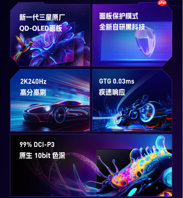 HKC天启系列新品GS27QKS发布：240HzQD-OLED电竞显示器，预售仅1999元