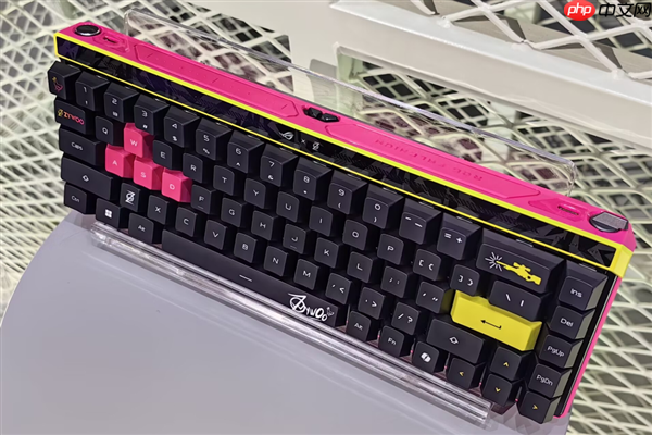 1199元 ROG魔导士Ace HFX ZywOo限量版键盘发布:HFX磁轴、双C口
