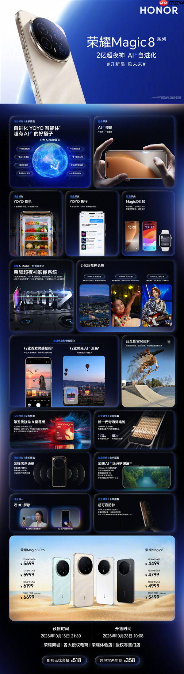 荣耀方飞：荣耀Magic8就是最爆标准版 Pro版具备Max版实力