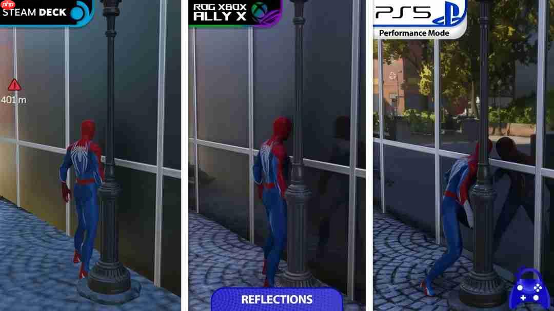 《漫威蜘蛛侠2》画面对比:Xbox Ally X超越Steam Deck