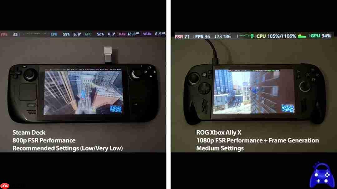 《漫威蜘蛛侠2》画面对比:Xbox Ally X超越Steam Deck