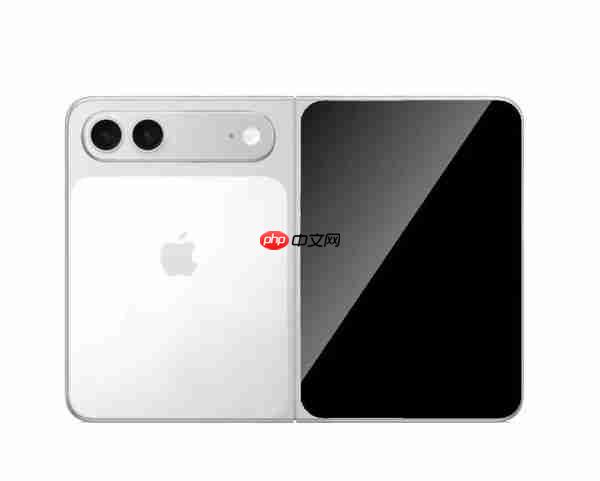 苹果“阔折叠”手机专利曝光:外屏居中挖孔 后置双摄